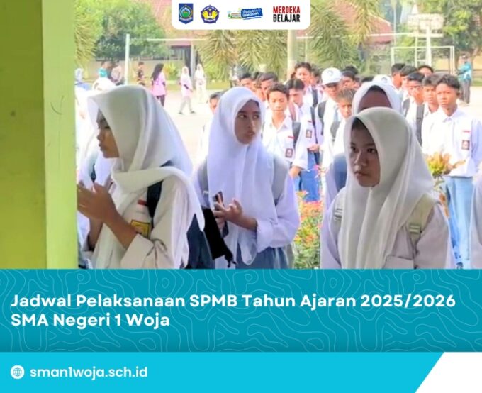 Jadwal Pelaksanaan SPMB Tahun Ajaran 2025/2026 di SMAN 1 Woja