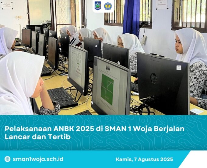 Pelaksanaan ANBK 2025 di SMAN 1 Woja Berjalan Lancar dan Tertib