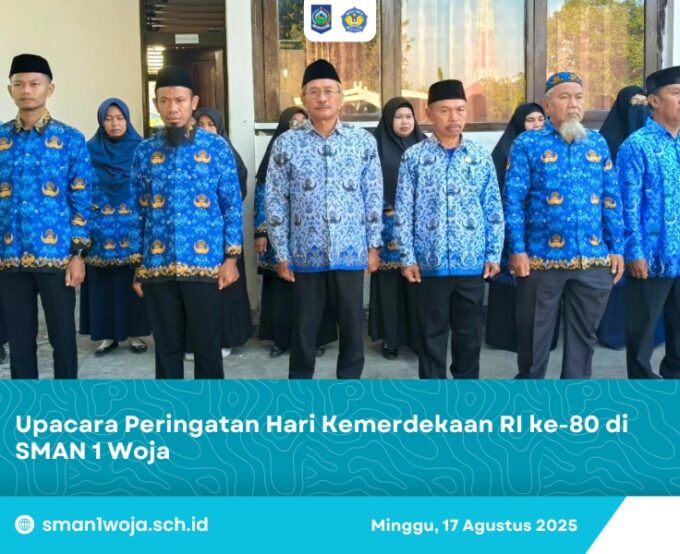 Upacara Peringatan Hari Kemerdekaan RI ke-80 di SMAN 1 Woja