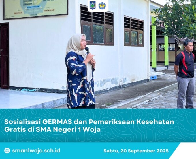 Sosialisasi GERMAS dan Pemeriksaan Kesehatan Gratis di SMA Negeri 1 Woja